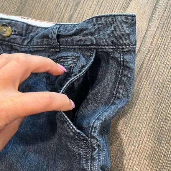 Dockers Black Bermuda Denim Shorts Size 12 - Picture 6 of 7